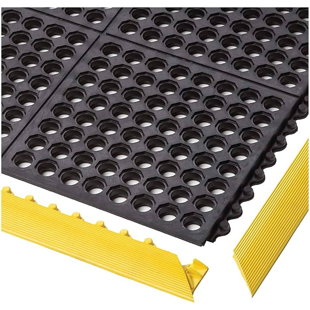 Loseta Antifatiga Cushion Ease Zonas Húmedas En Nitrilo Color Negro 91Cm X 91Cm.