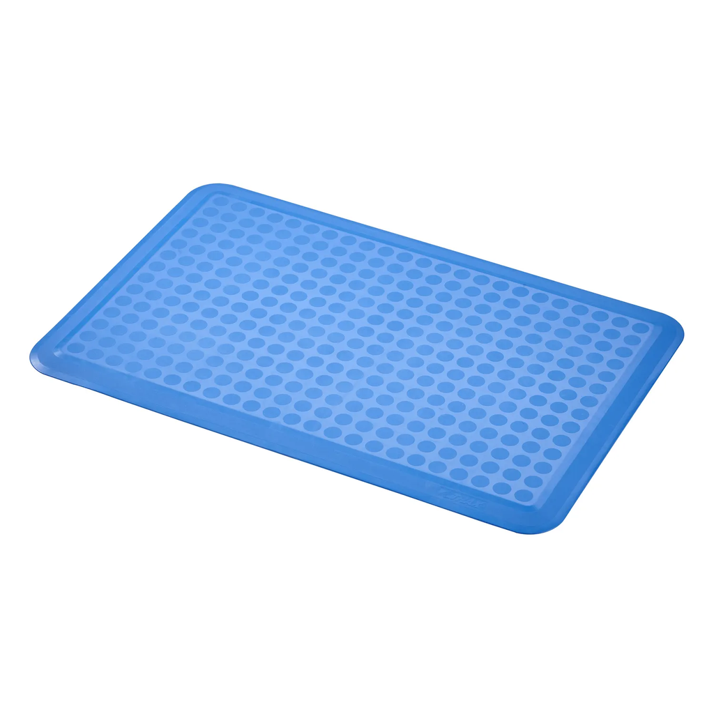 ALFOMBRA ANTIFATIGA CONFORME ALIMENTARIO SANI-FLEX_x0099_ AZUL 46CM X 61CM.