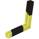 Amortiguador De Golpes Amortiflex® Para Esquina En Ángulo Recto Afilado.