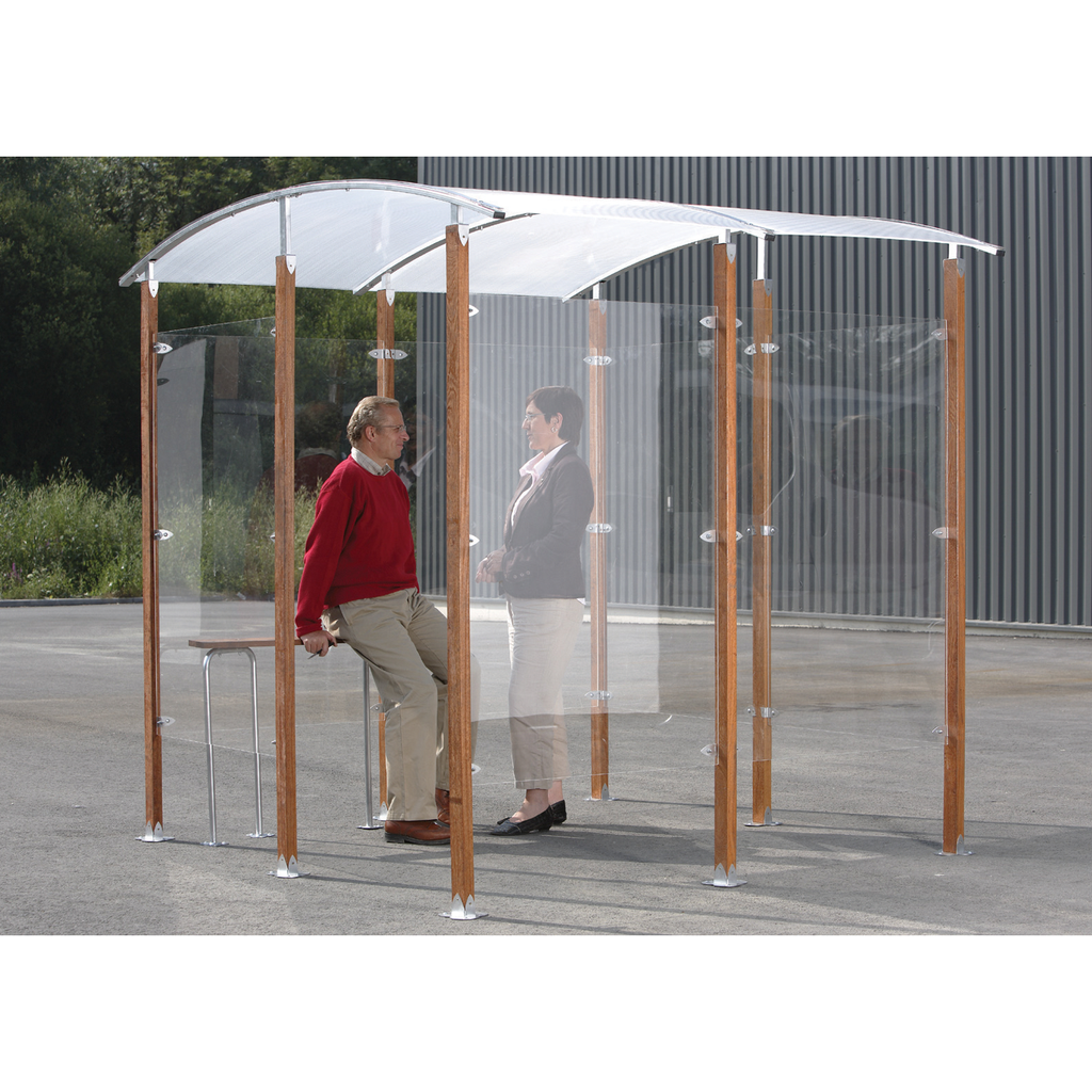 REFUGIO PARA FUMADORES INDEPENDIENTE DE 6M².