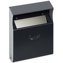 CENICERO MURAL DE ACERO, 2 L.