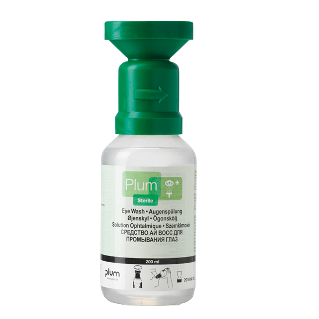 FRASCO LAVAOJOS DE 200 ML DE SOLUCIÓN SALINA ESTÉRIL