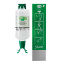 Estación Mural De Lavado De Ojos Con Un Frasco De Solución Estéril De Doble Chorro.