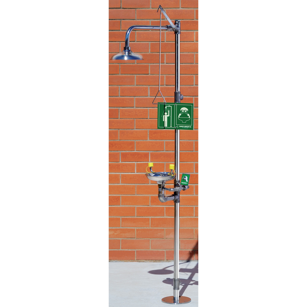 Ducha Lavaojos Acero Inoxidable