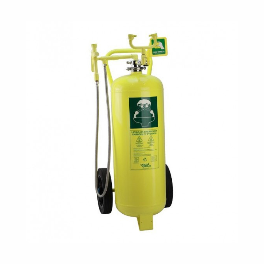 Lavaojos Móvil Con Ducha Manual 50L