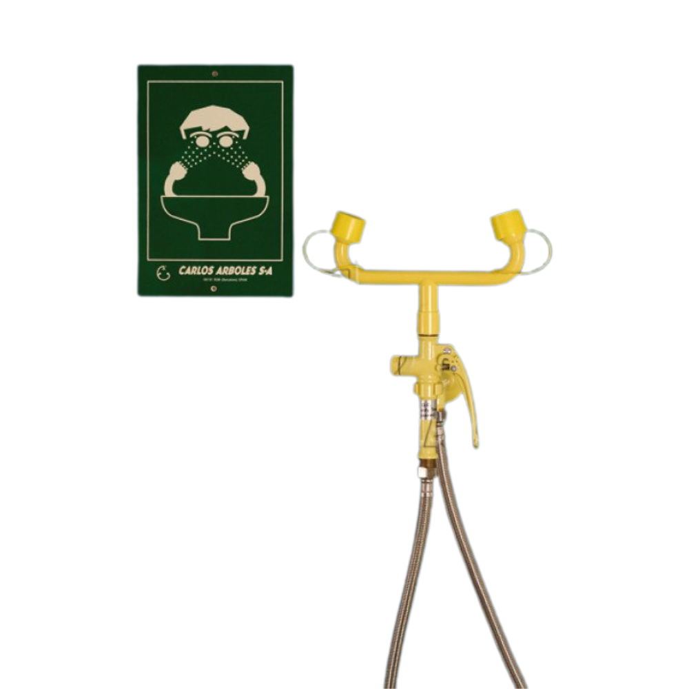 Lavaojos Mural Con Manguera Sin Recogedor