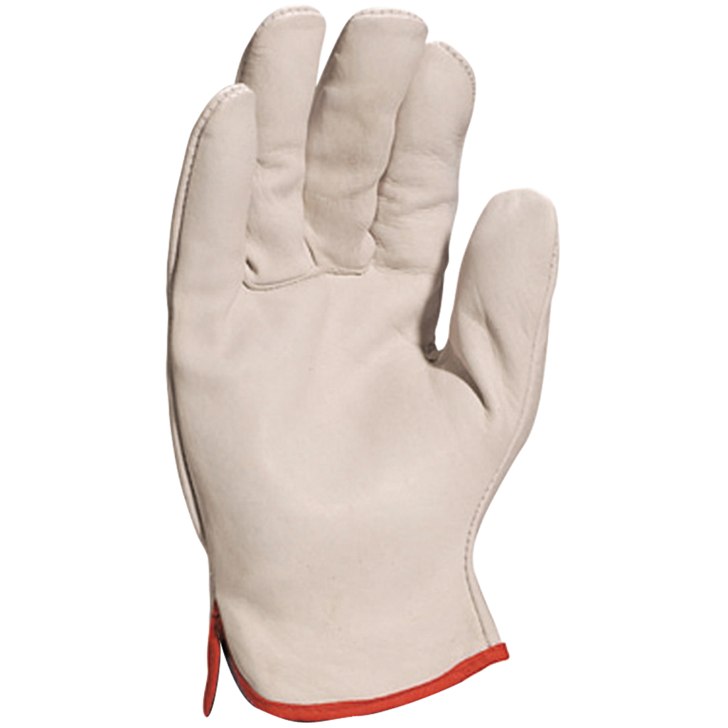 Lote De 12 Pares De Guantes De Manipulación Docker De Cuero Flor Talla 10.