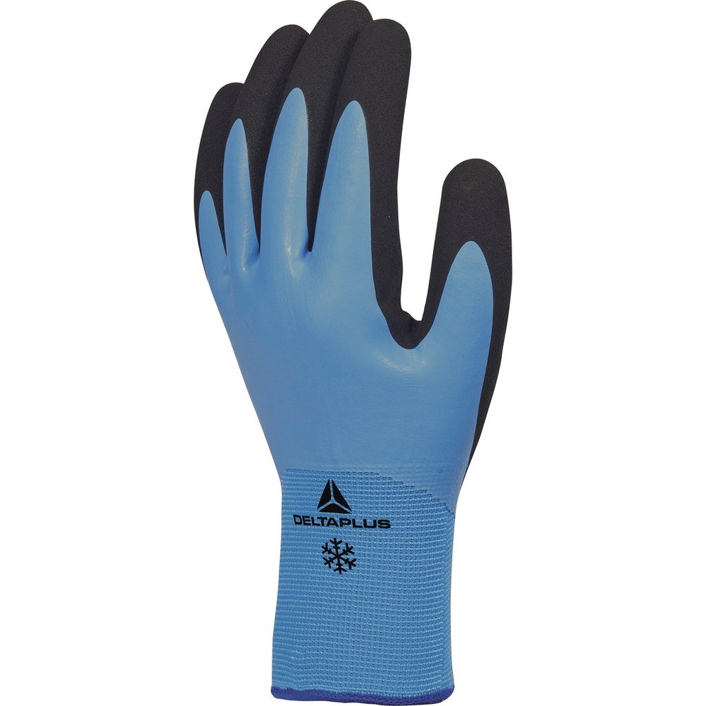 Lote De 12 Pares De Guantes Especiales Para Frío Con Revestimiento De Látex Talla 9.
