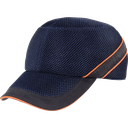 GORRA DE PROTECCIÓN CONTRA IMPACTOS MUY VENTILADA EN AZUL-NEGRO.
