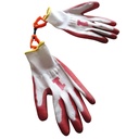 LOTE DE 50 SUJETADORES DE GUANTES, NARANJAS.