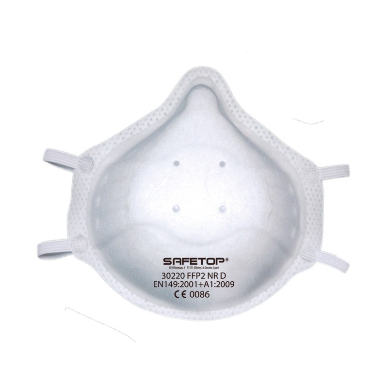 FFP2 NR D, mascarilla preformada con pieza de espuma