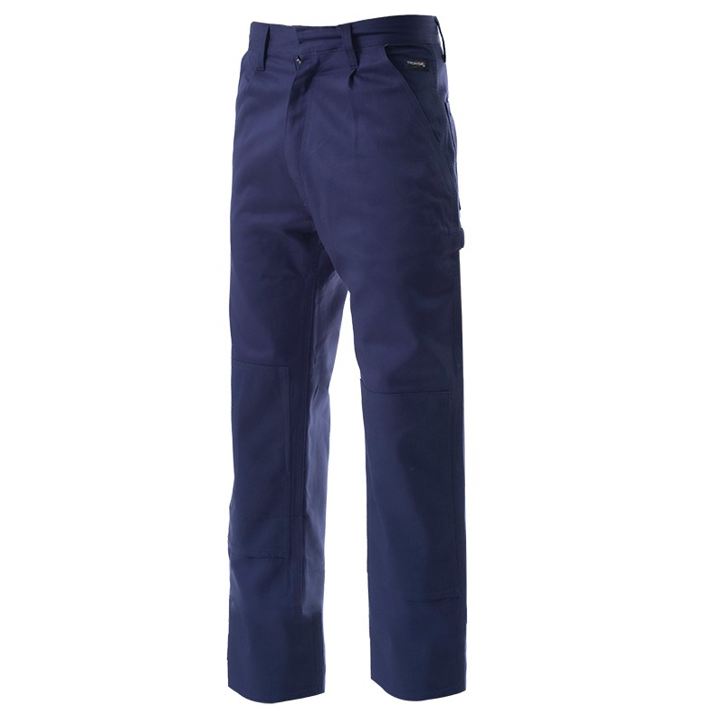 ORTO, pantalón 100% algodón azul marino tallas XS-3XL