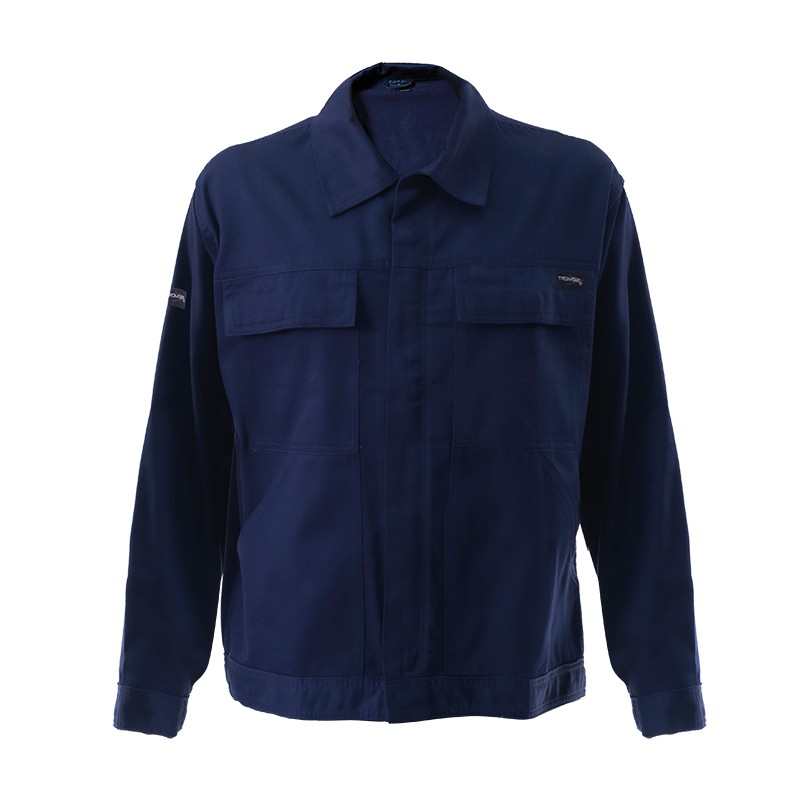 ARBO, chaqueta 100% algodón azul marino tallas S-2XL