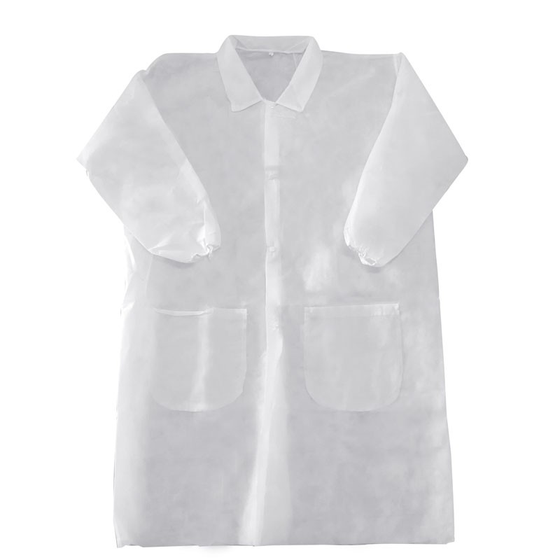 LAB-COAT, bata de laboratorio de polipropileno 67x104 cm