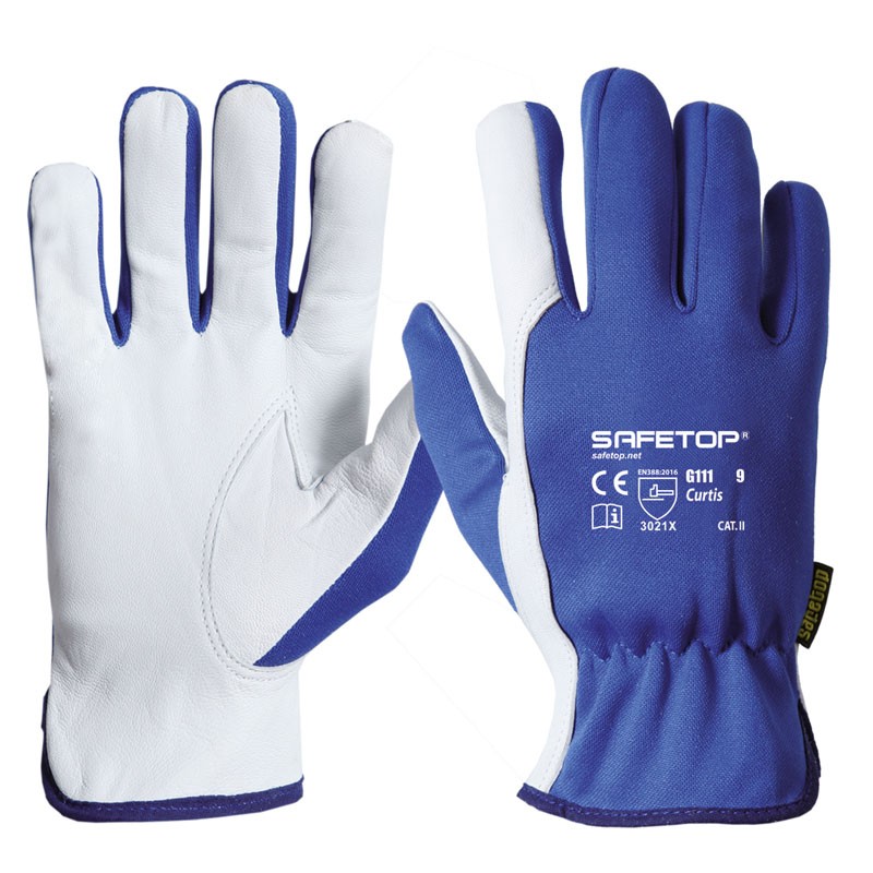 Curtis, Guante de Poliéster y Piel Flor de Cabra