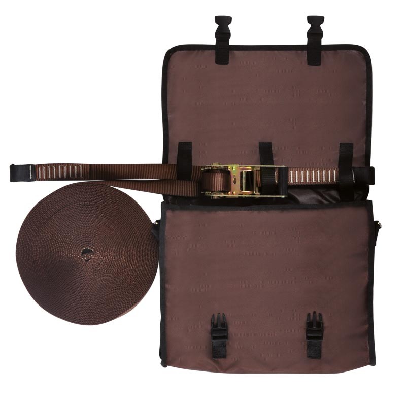 Línea Vida Horizontal 20 M, Regulable con Mochila 2 Usuarios