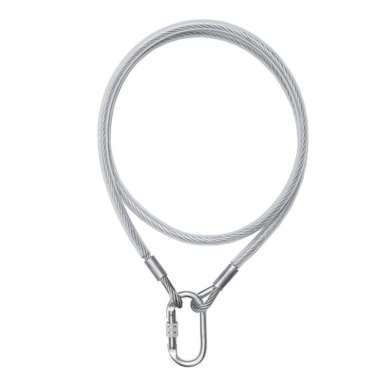 CABLE CONECTOR 5 m, de acero 8 mm diámetro con mosquetón