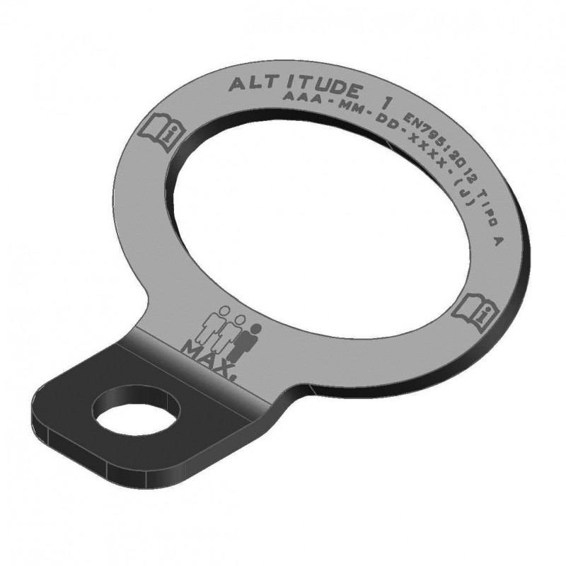 Placa de Anclaje para 3 Operarios 70 Mm Apertura