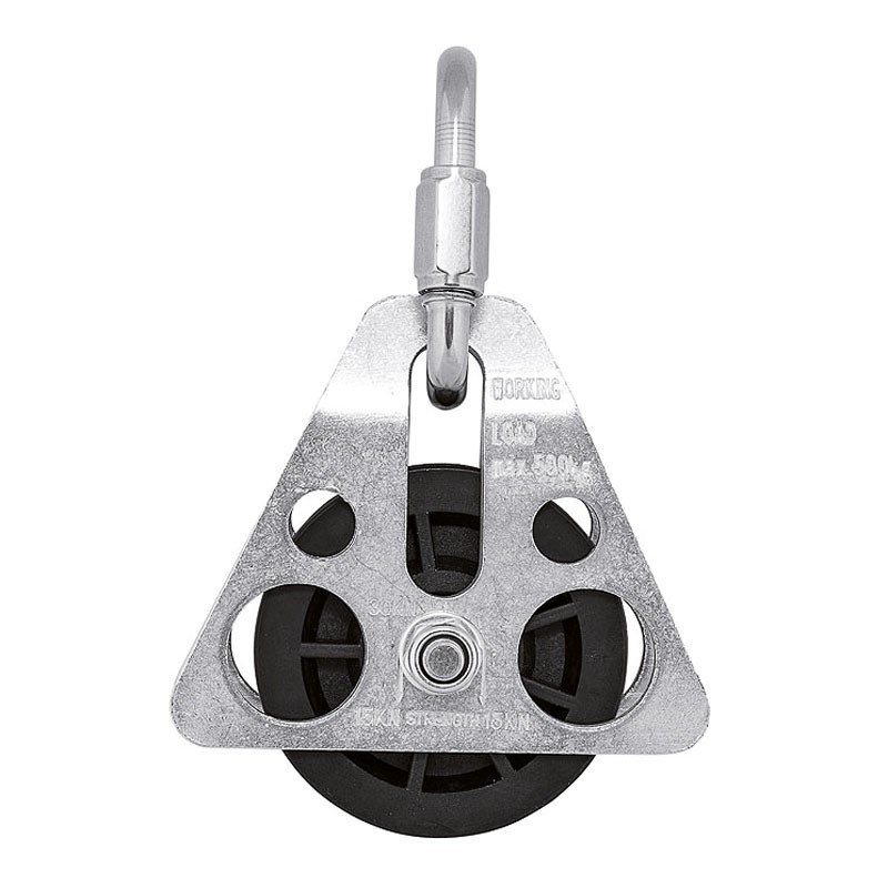 Polea para Trípode de Acero, para Cuerdas de 12 Mm