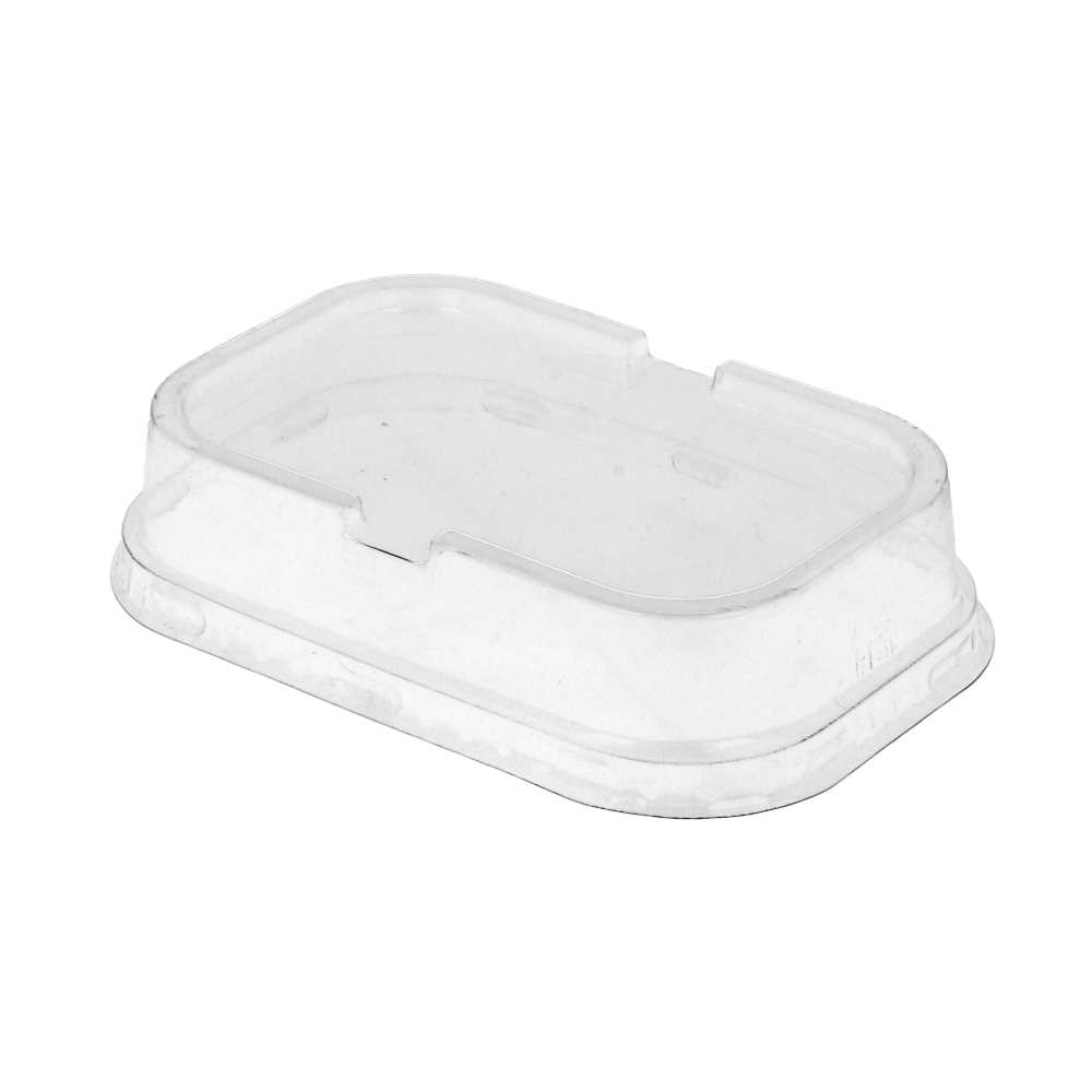Tapas Altas Para Recipientes 214.69/81 Transparente Pet (100 Unid.)