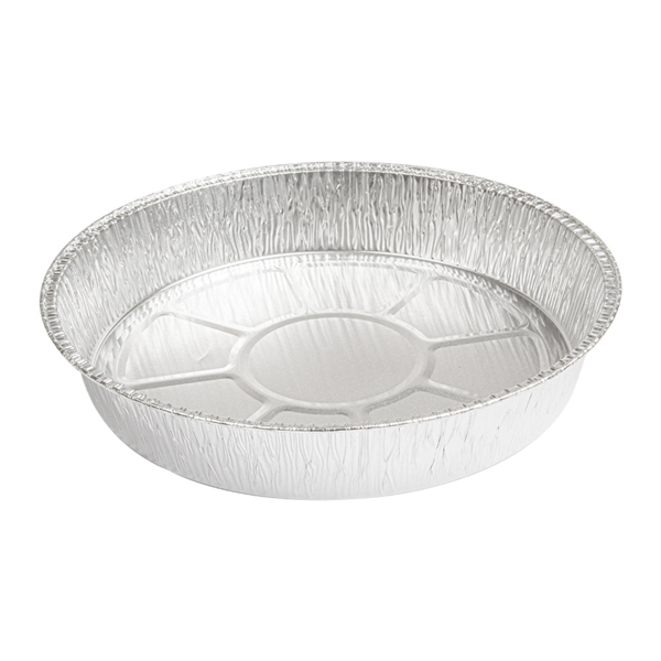 Envases Para Tartas 1350 Ml Ø 22,8/19,6X3,9 Cm Aluminio (100 Unid.)