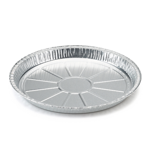 PLATOS PARA PIZZA 570 ML Ø 21,4/18,4x1,9 CM ALUMINIO (500 UNID.)