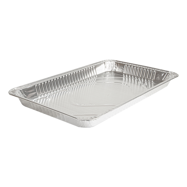 RECIPIENTES GASTRONORM 5350 ML 52,5x32,5x4 CM ALUMINIO (100 UNID.)