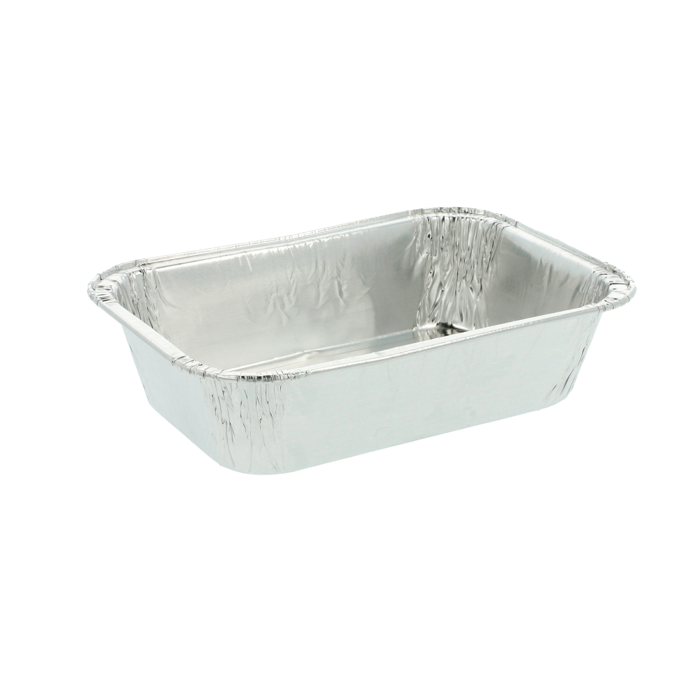 RECIPIENTES RECTANGULARES 430 ML 15,8x10,8x4 CM ALUMINIO (2000 UNID.)