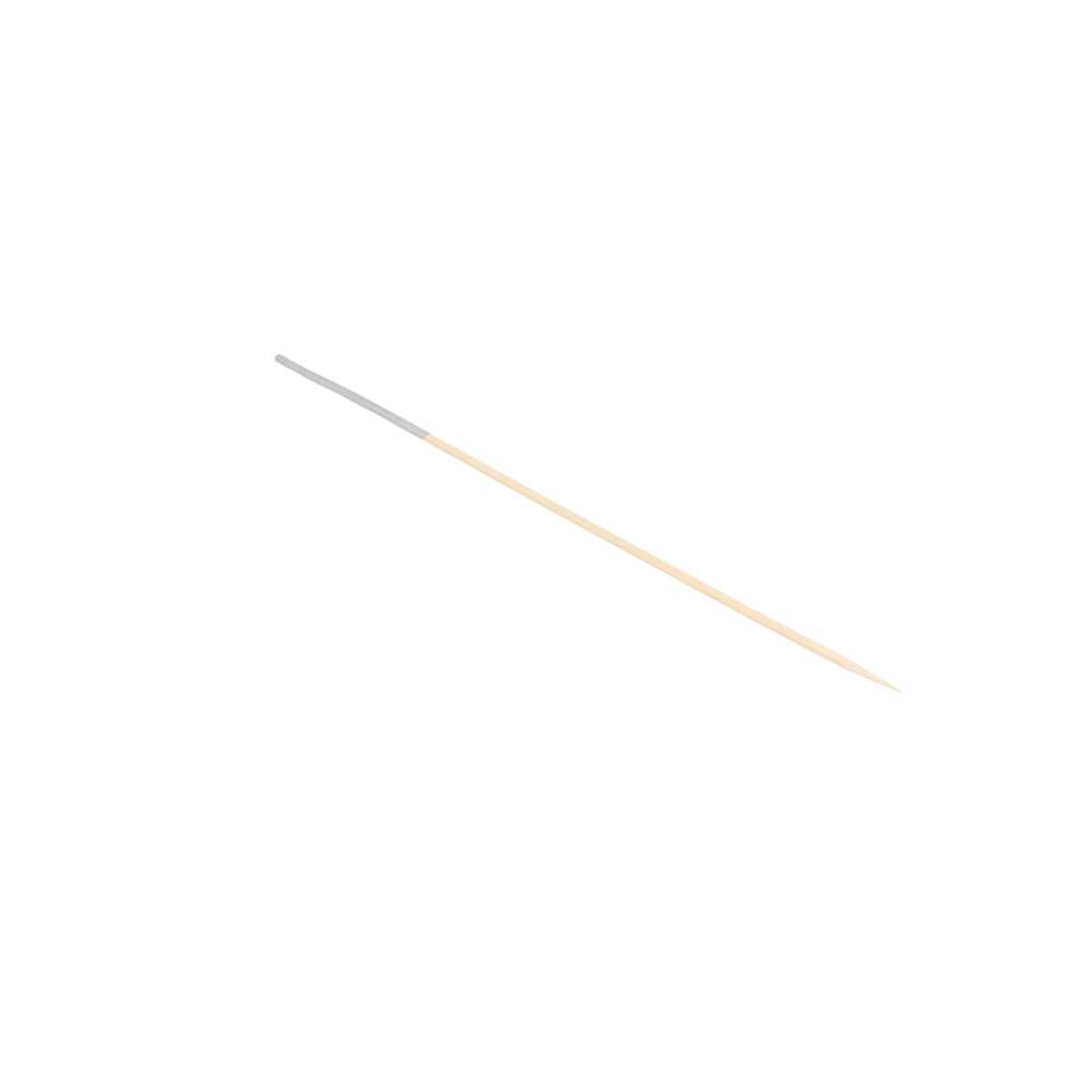 Picks Largos Ø 0,25X23 Cm Plateado Bambú (100 Unid.)