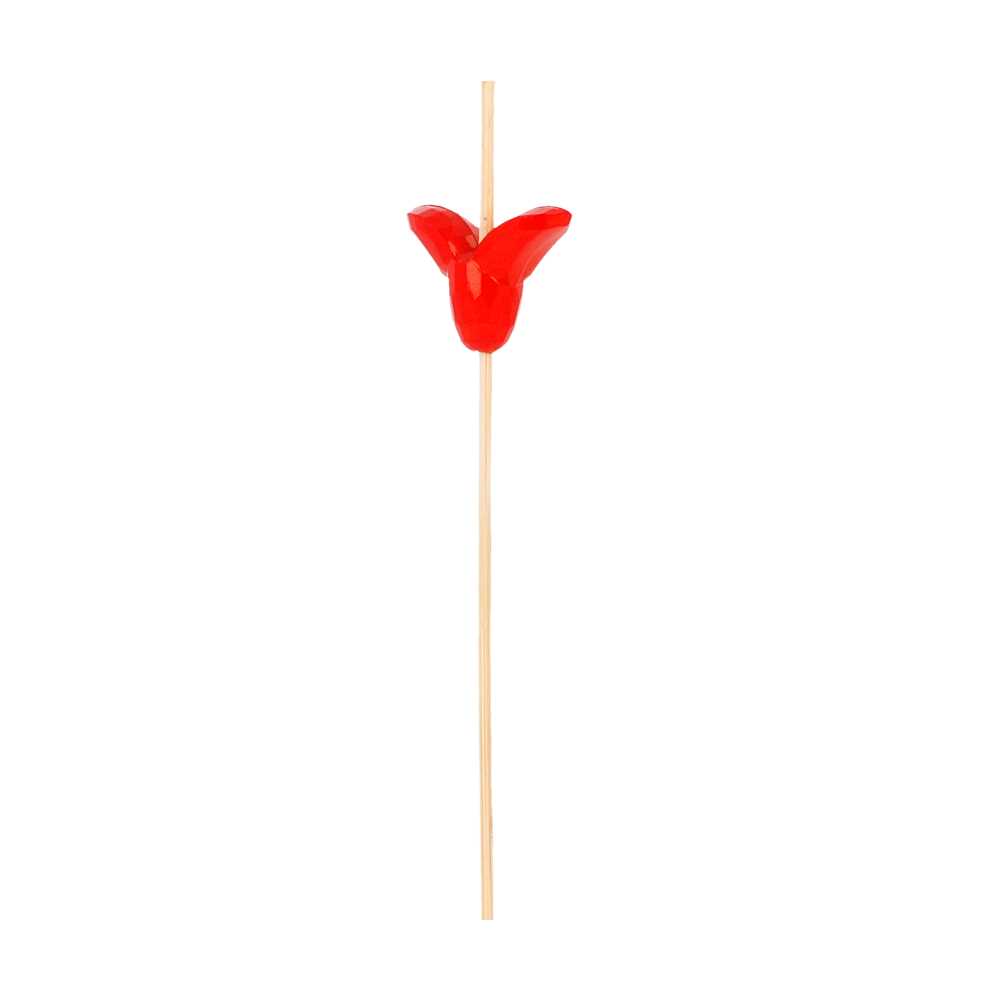 PICKS "TULIPÁN" 12 (h) CM NATURAL BAMBÚ (100 UNID.)