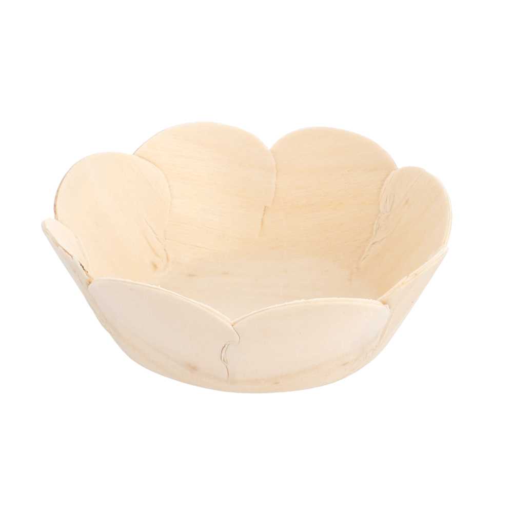 BOLES 'WOOD' Ø 8,5x3 CM NATURAL MADERA (50 UNID.)