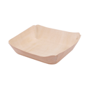 BARQUILLAS RECTANGULARES 'WOOD' 13x12x3 CM NATURAL MADERA (50 UNID.)