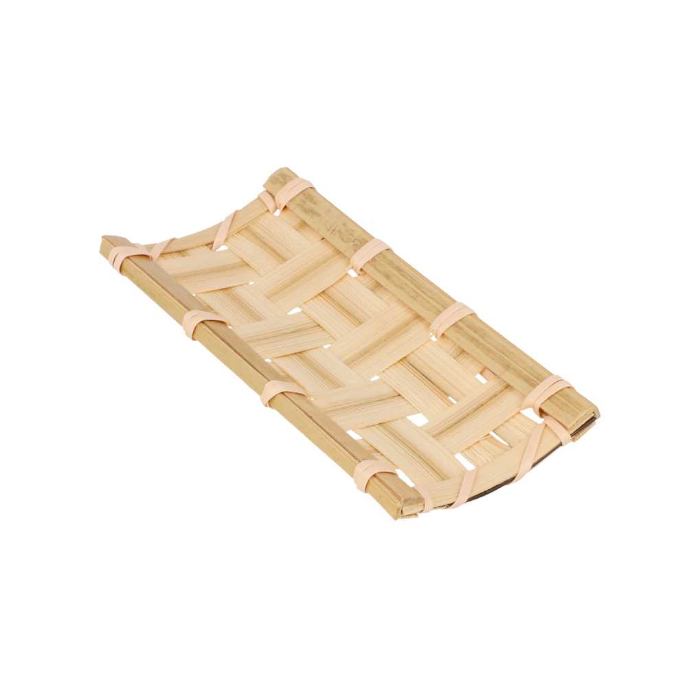 24 Mini Tejas 10,5X5 Cm Natural Bambú (1 Unid.)