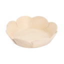 Boles 'Wood' Ø 11,5X3 Cm Natural Madera (50 Unid.)