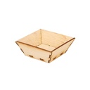 MINI RECIPIENTES PARA TAPAS 5x5x2 CM NATURAL BAMBÚ (100 UNID.)