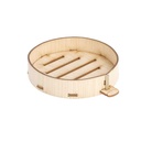 MINI RECIPIENTES PARA TAPAS Ø 5,85x1,3 CM NATURAL BAMBÚ (100 UNID.)