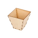 MINI RECIPIENTES PARA TAPAS 5x5x5 CM NATURAL BAMBÚ (100 UNID.)