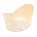 MINI RECIPIENTES PARA TAPAS 10,3x6x5,3 CM NATURAL MADERA (200 UNID.)