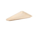 PLATOS TRIANGULARES 'ARECA' 23x15,5x2,2 CM NATURAL ARECA (200 UNID.)