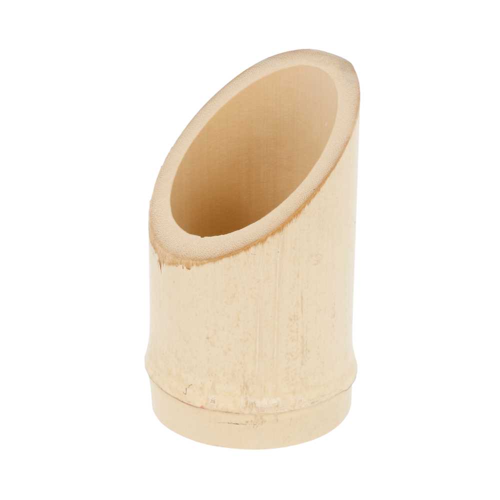 Tubos Truncados Ø 5/5,5X9 Cm Natural Bambú (100 Unid.)