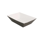 Barquillas 'Thepack' 1200 G 230 G/M2 11,9X7,9X5,5 Cm Negro Cartón Ondulado Nano-Micro (1000 Unid.)