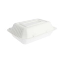 Conchas 'Bionic' 1 L 16,5X22,5X6,4 Cm Blanco Bagazo (200 Unid.)