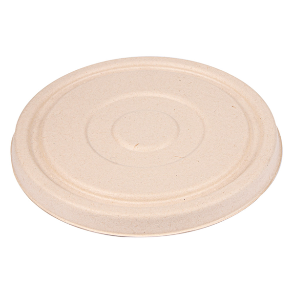 TAPAS BAJAS PARA ENSALADERAS 231.25/215.04 'BIONIC' Ø16x1,2 CM NATURAL BAGAZO (600 UNID.)