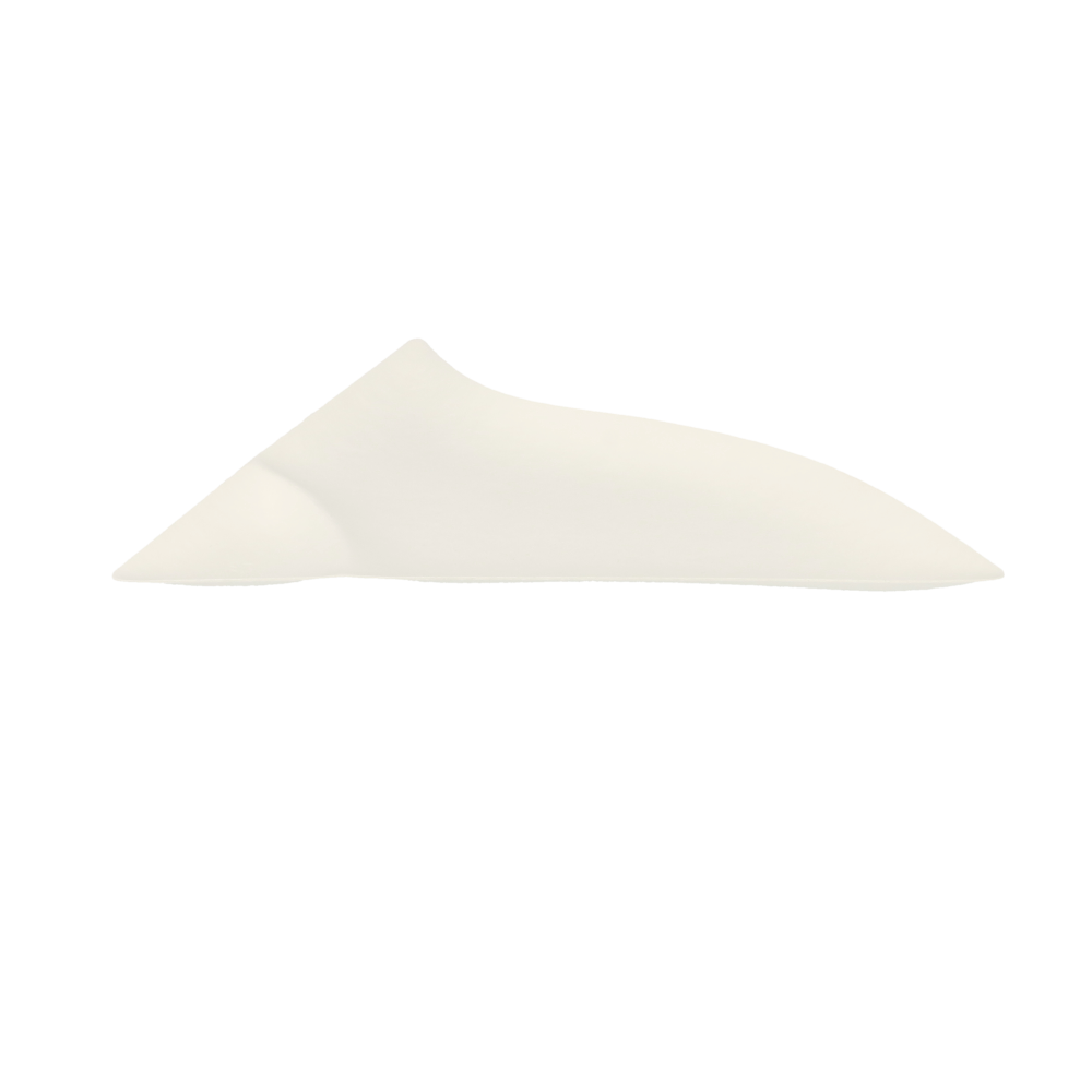 BANDEJAS 2 COMP. WASARA 'BIONIC' 26,1x14,4x1,4 CM BLANCO BAGAZO (200 UNID.)