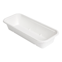 BANDEJAS 'BIONIC' 500 ML 22,5x9,6x4,3 CM BLANCO BAGAZO (600 UNID.)