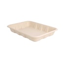 BANDEJAS 'BIONIC' 600 ML 22x16x3,5 CM NATURAL BAGAZO (400 UNID.)