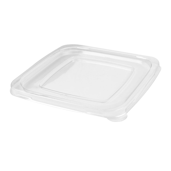 TAPAS BAJAS PARA 228.40/41/42 - 226.93/94/95 'BIONIC' 18,5x18,5x1,3 CM TRANSPARENTE PET (400 UNID.)
