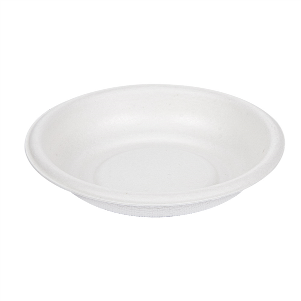 Mini Boles 'Bionic' Ø 7,7X1,5 Cm Blanco Bagazo (2000 Unid.)