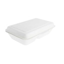 Conchas 2 Compart. 'Bionic' 1 L 16,5X22,5X6,4 Cm Blanco Bagazo (500 Unid.)