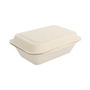 Conchas 'Bionic' 600 Ml 13,6X18,2X6,4 Cm Natural Bagazo (1000 Unid.)